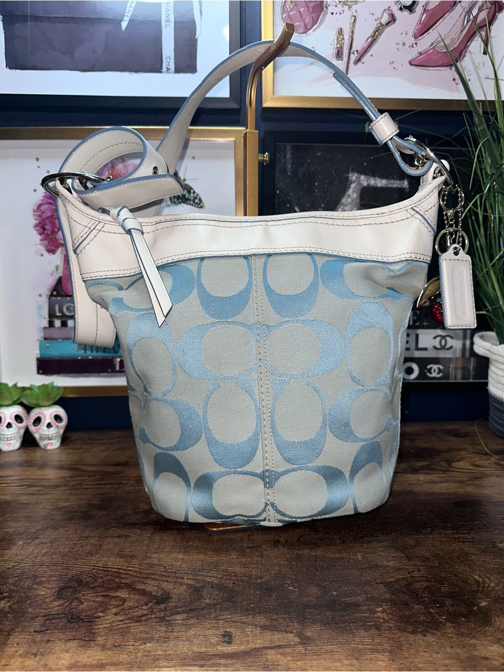 2009 Coach Bleecker Duffle Bucket Bag